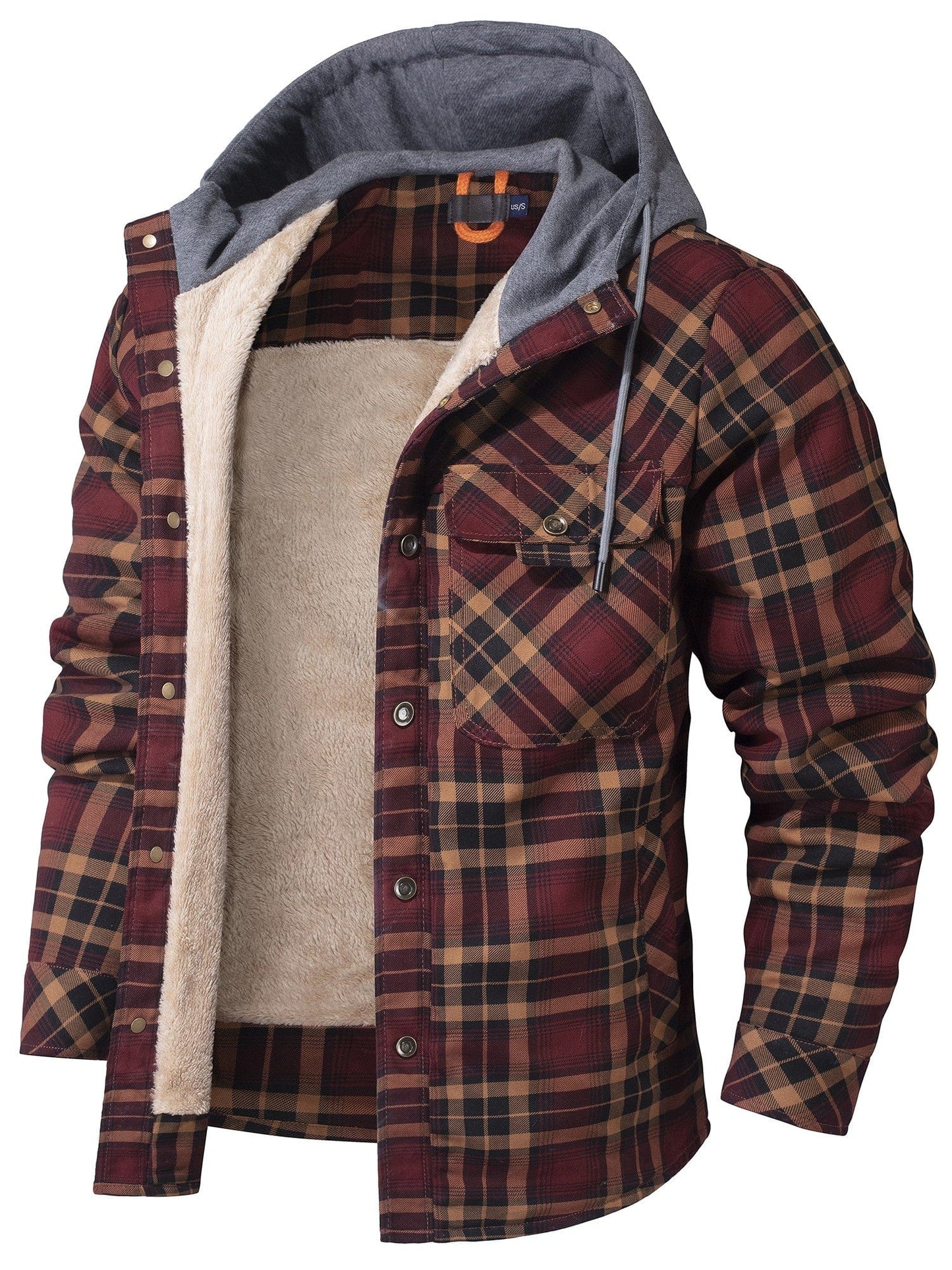 Highlander Hooded Flannel Jacket (9 Designs) - Iron Thread