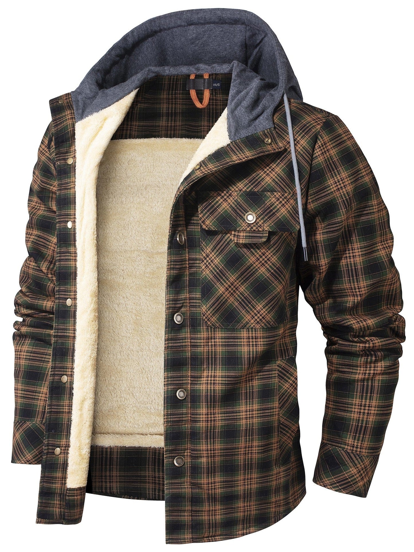 Highlander Hooded Flannel Jacket (9 Designs) - Iron Thread