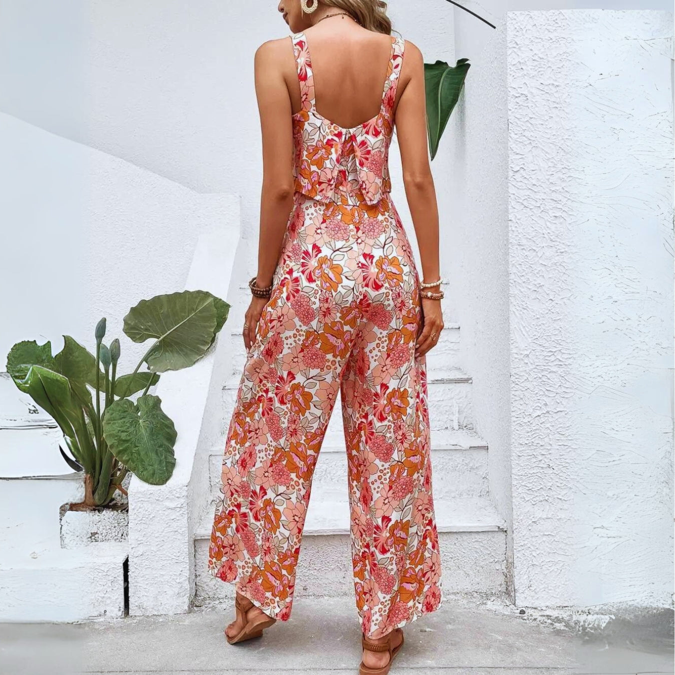 Summer Backless Romper - Iron Thread