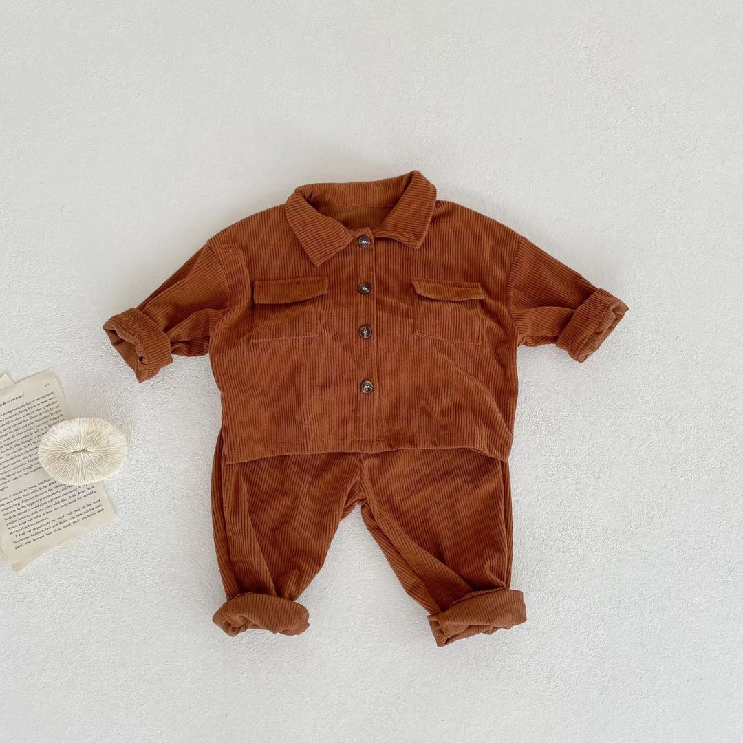Corduroy Kids Set - Iron Thread