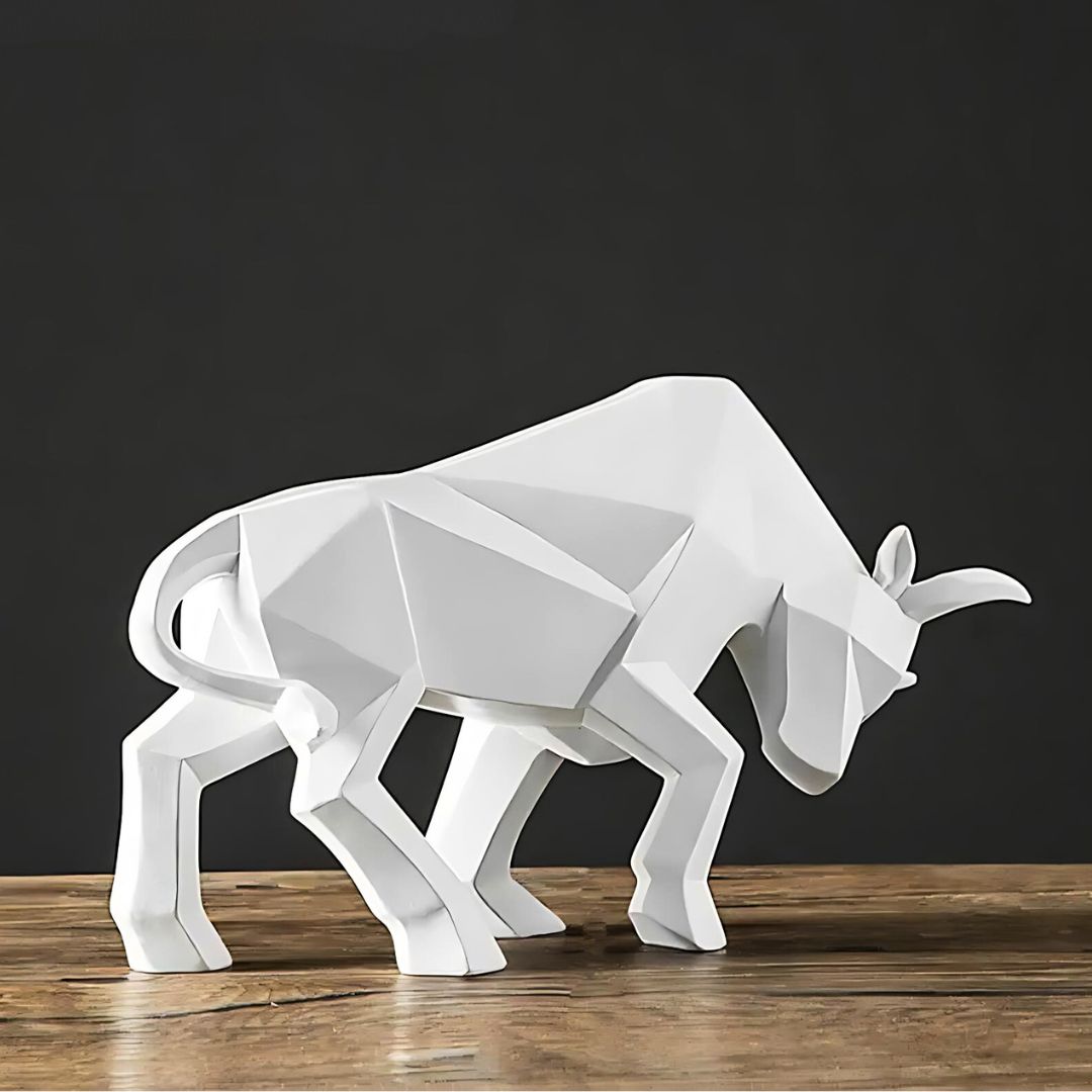GeoBull Sculpture - Iron Thread