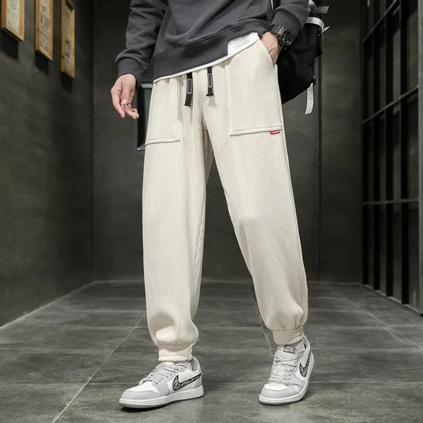 Classic Corduroy Jogger - Iron Thread