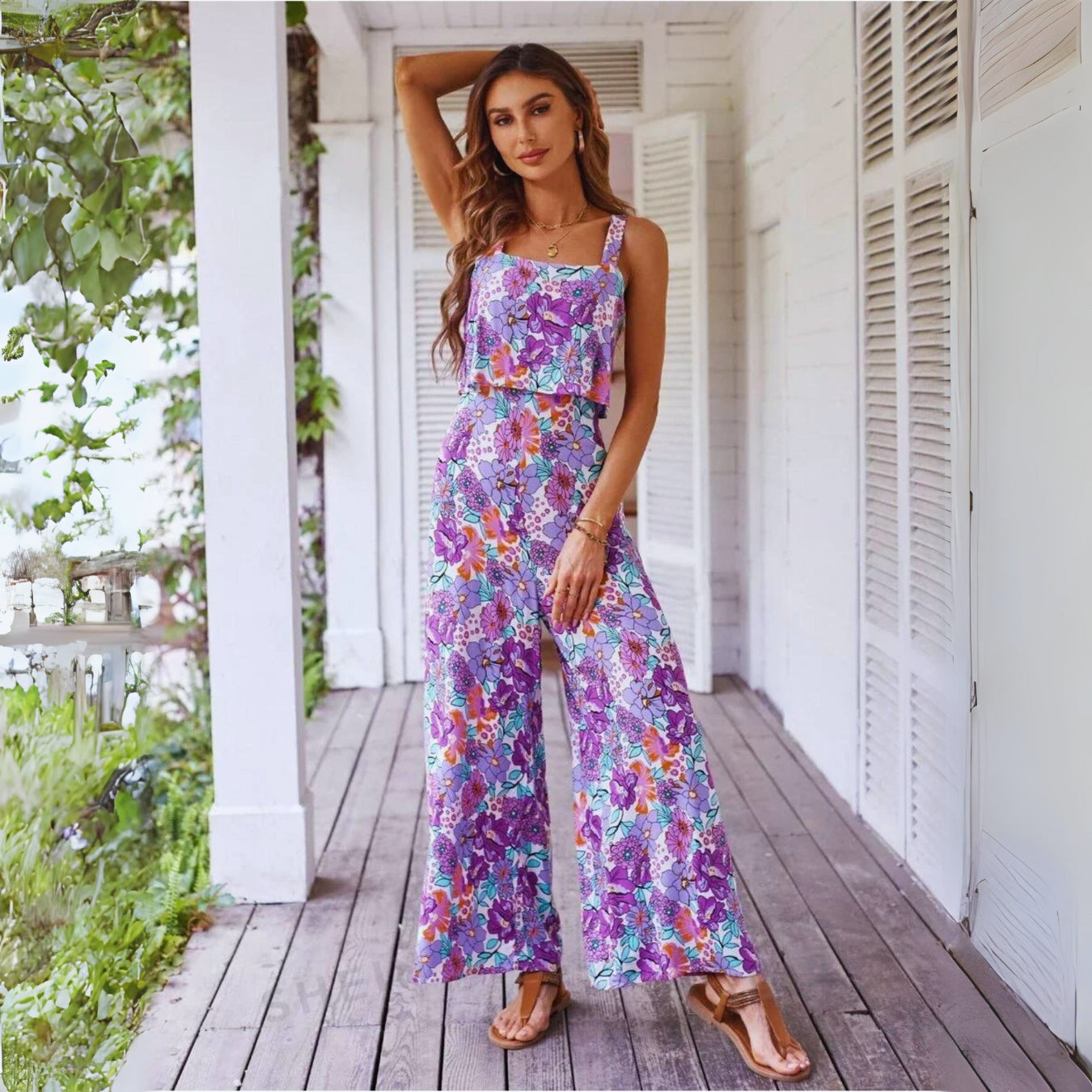 Summer Backless Romper - Iron Thread