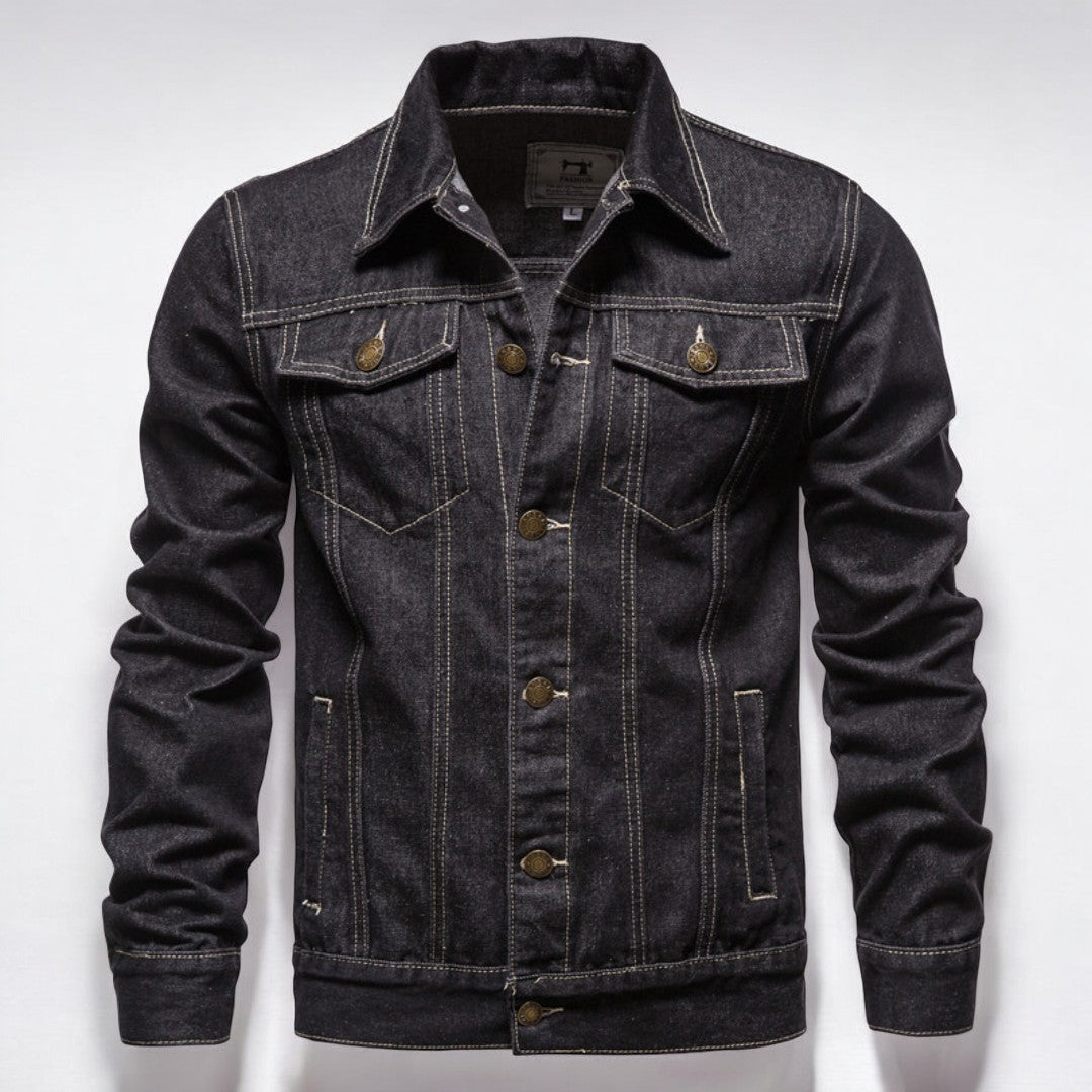 Maverick Washed Denim Jacket - Iron Thread