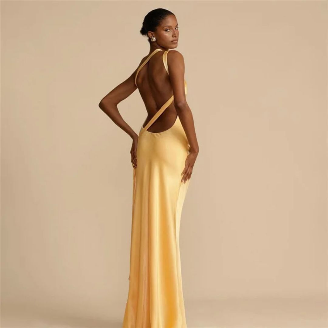 Golden Hour Evening Dress - Iron Thread