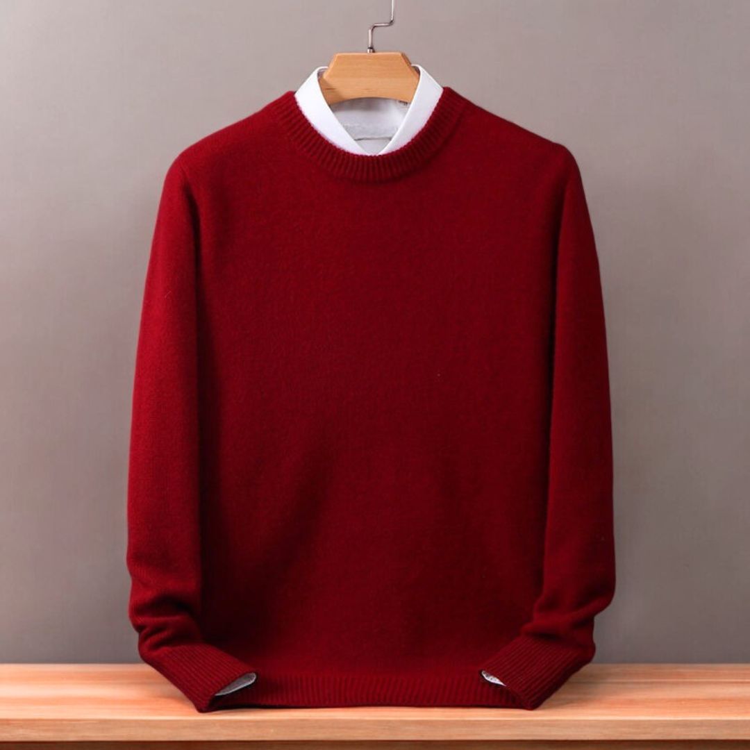 Whitby Cashmere Sweater - Iron Thread