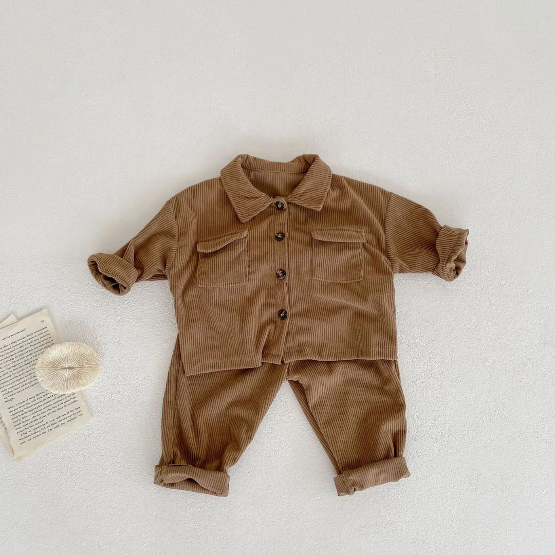 Corduroy Kids Set - Iron Thread