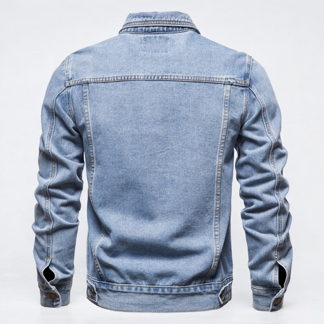 Maverick Washed Denim Jacket - Iron Thread