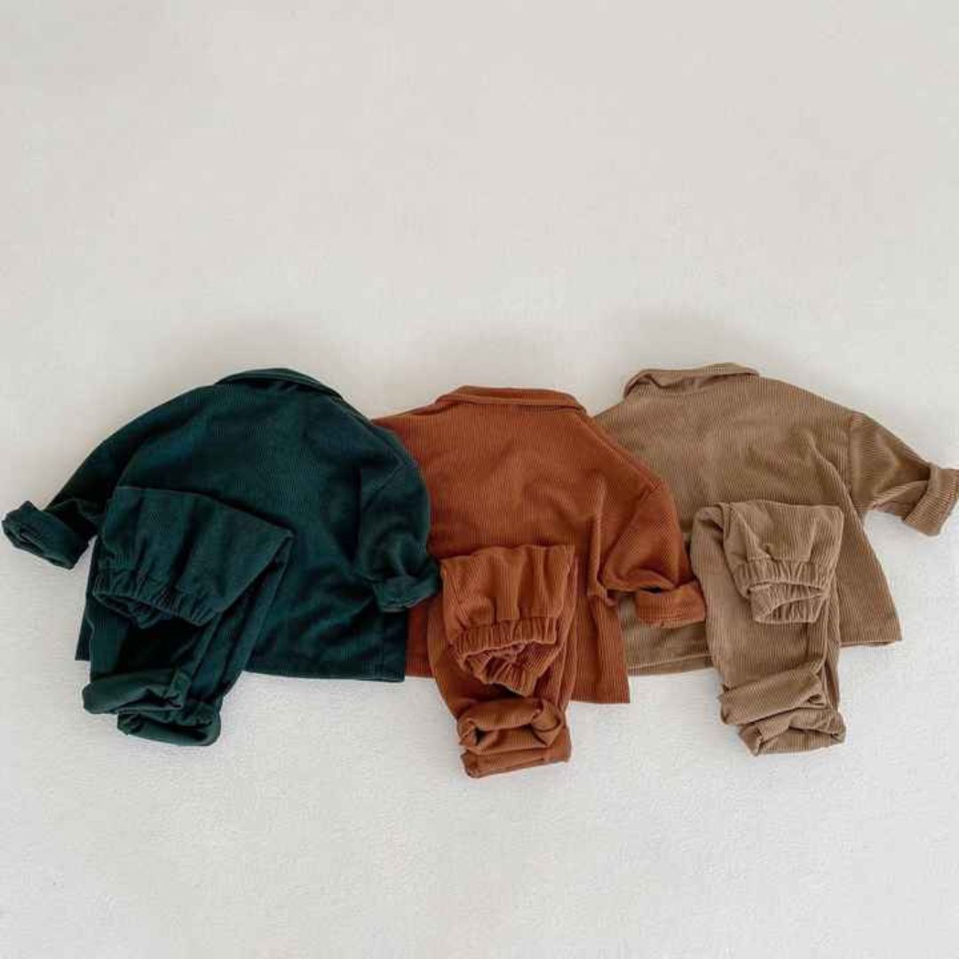 Corduroy Kids Set - Iron Thread