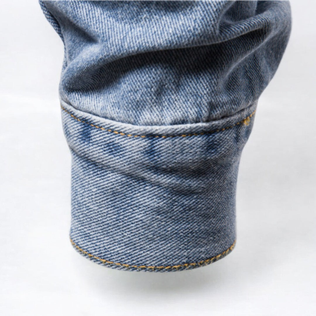 Maverick Washed Denim Jacket - Iron Thread