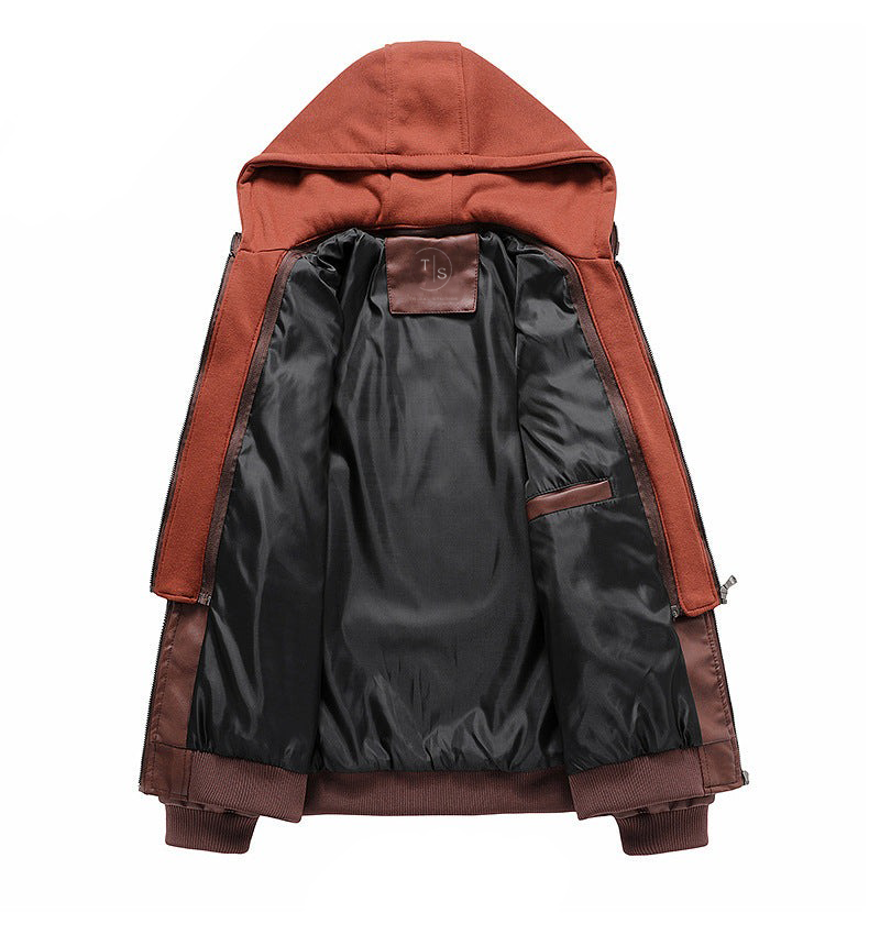 Archibald Premium Leather Jacket - Iron Thread