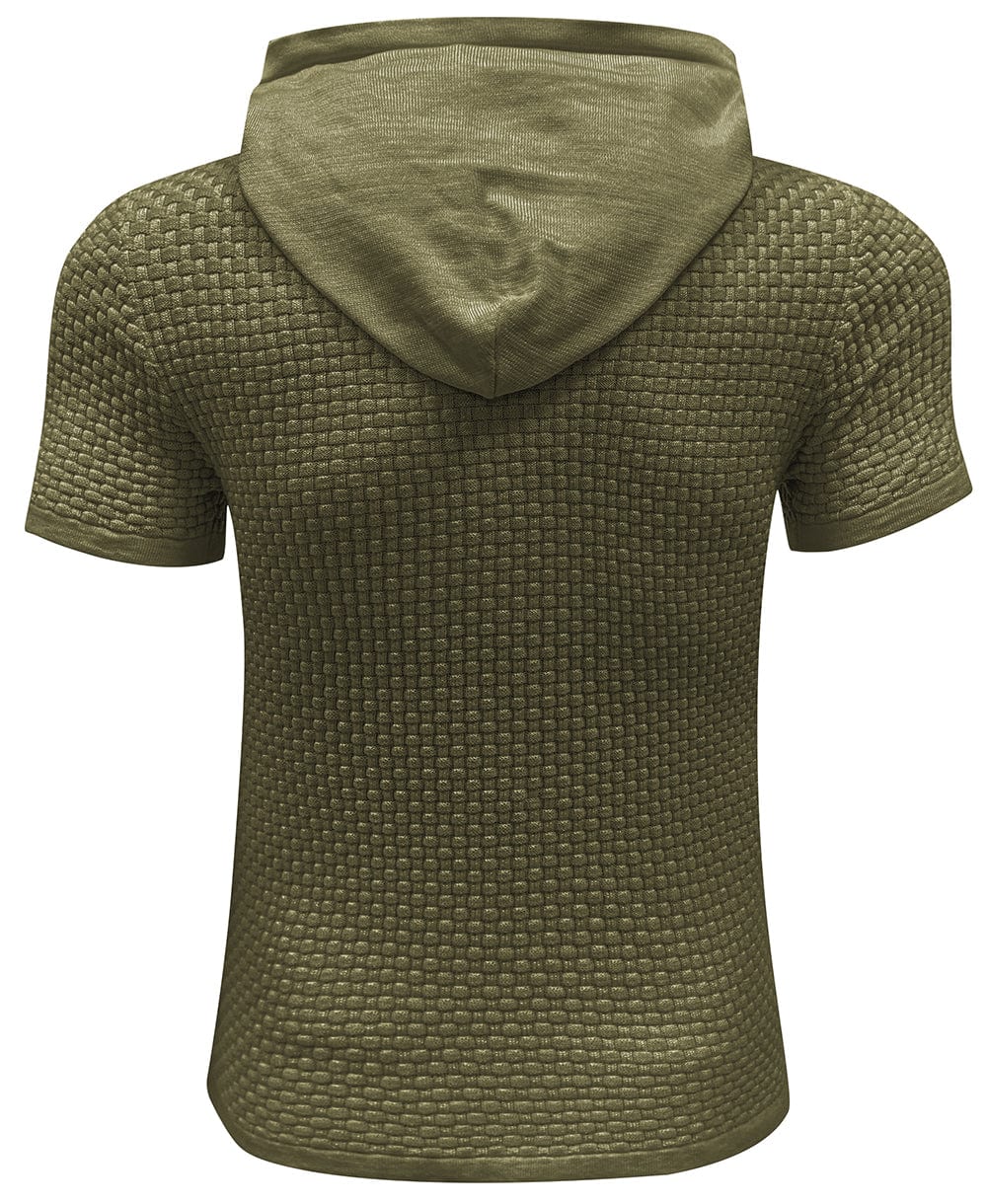 FlexLite Short-Sleeve Hoodie (8 Designs) - Iron Thread