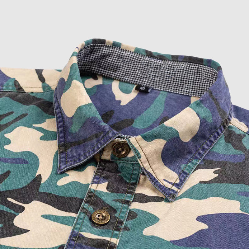 Jaxon Camo Long Sleeve - Iron Thread