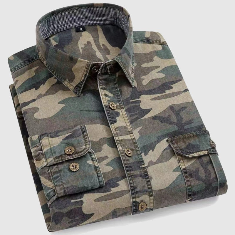 Jaxon Camo Long Sleeve - Iron Thread