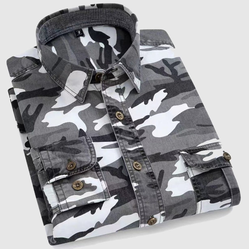 Jaxon Camo Long Sleeve - Iron Thread