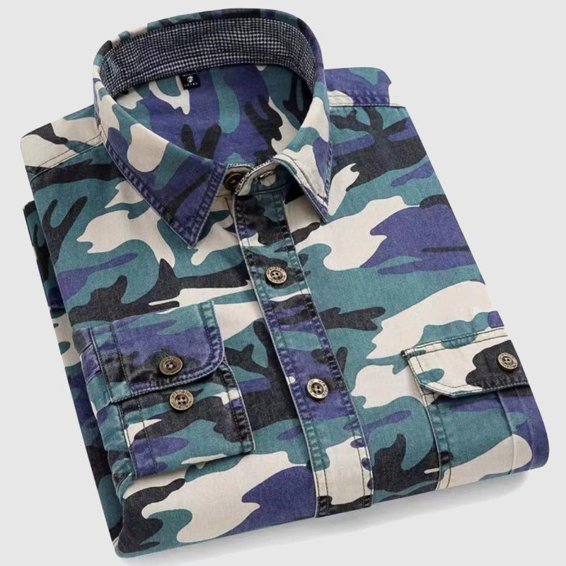 Jaxon Camo Long Sleeve - Iron Thread