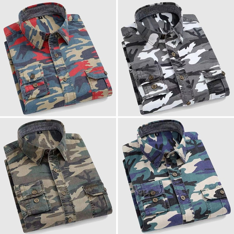 Jaxon Camo Long Sleeve - Iron Thread