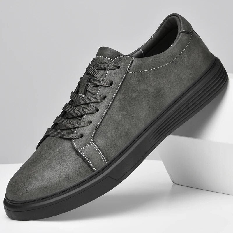 Portofino Genuine Leather Shoes - Iron Thread
