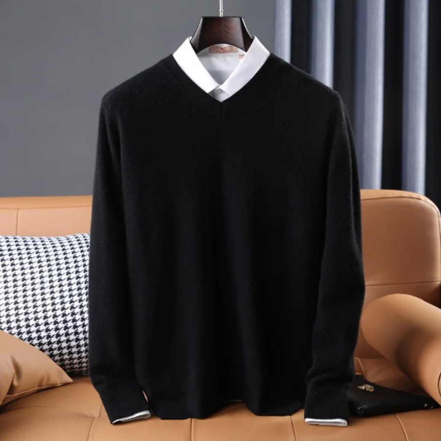 Vienna Cashmere Sweater - Iron Thread