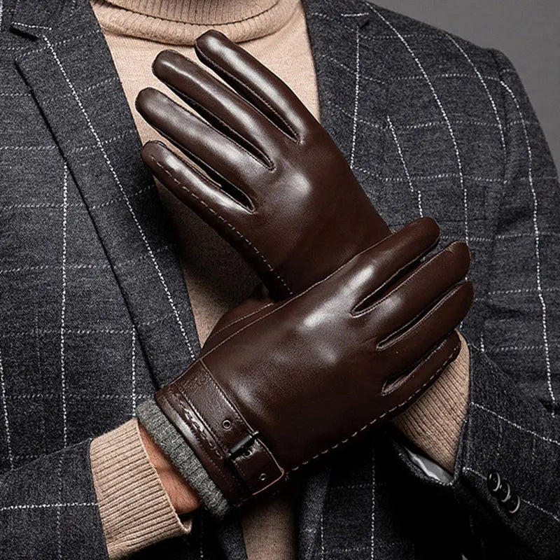 Leathron Gloves - Iron Thread