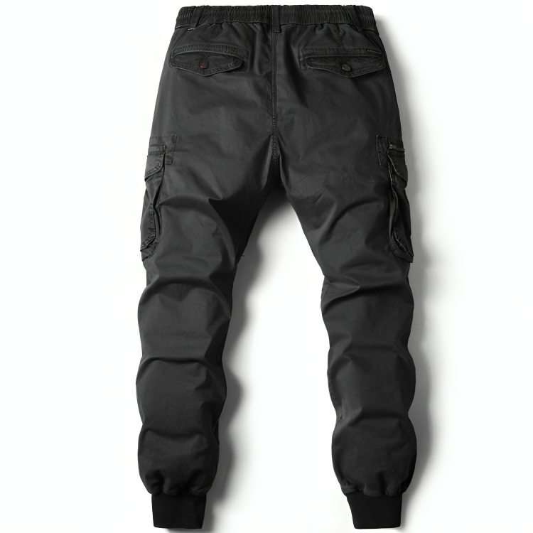 Mens Cotton Cargo Trousers - Iron Thread