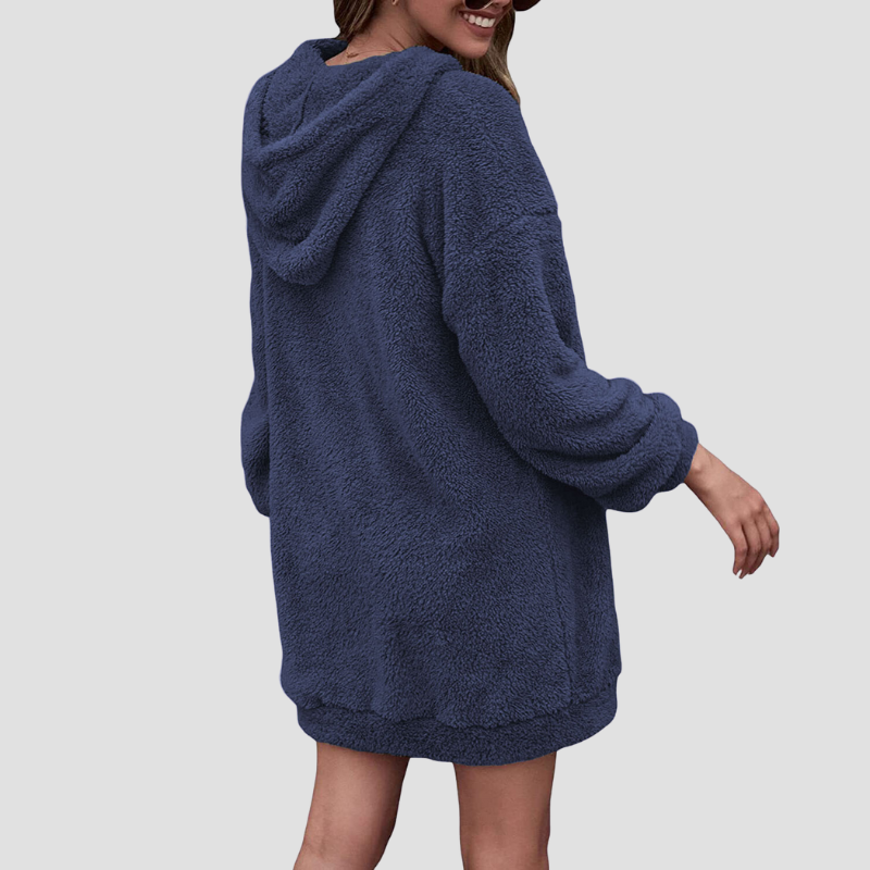 Fluffball Hoodie - Iron Thread