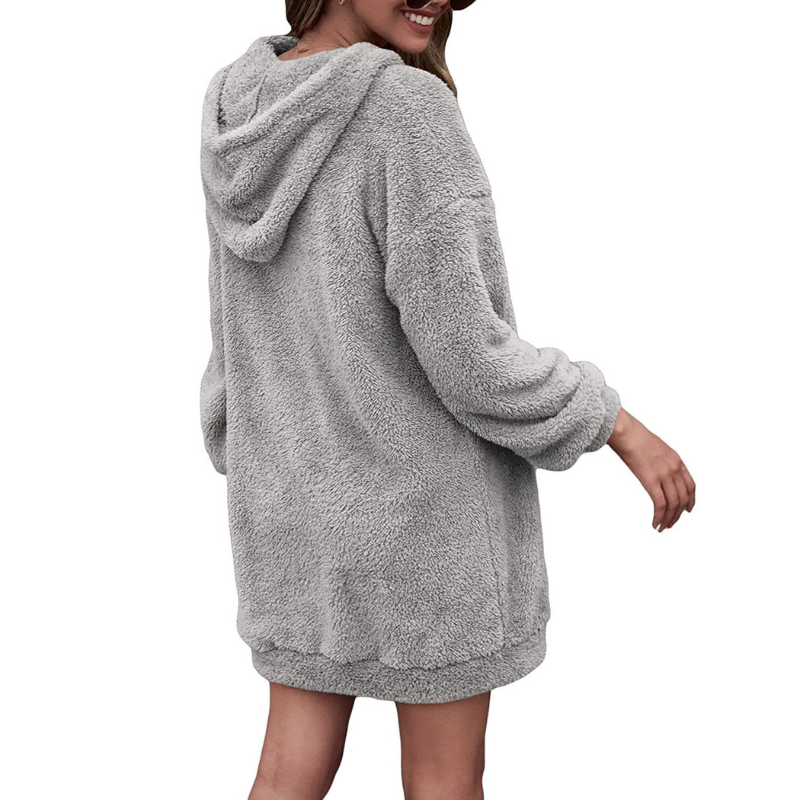 Fluffball Hoodie - Iron Thread