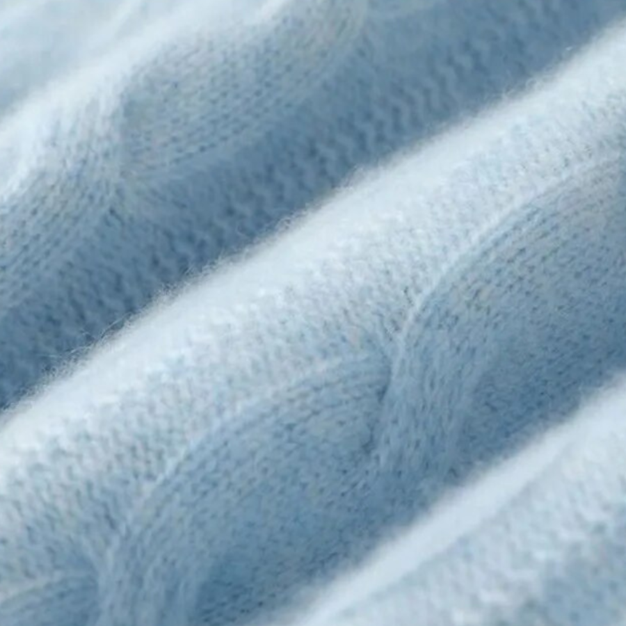 Athena 100% Wool Cardigan - Iron Thread