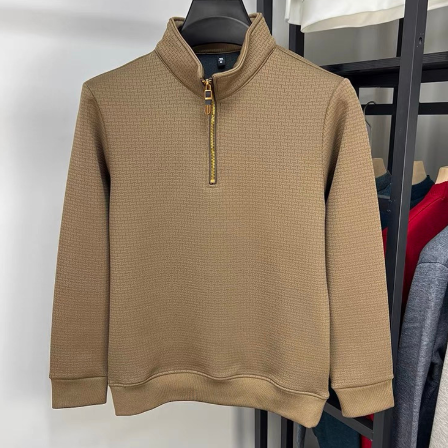 Sintra™ - Cotton Half Zip - Iron Thread