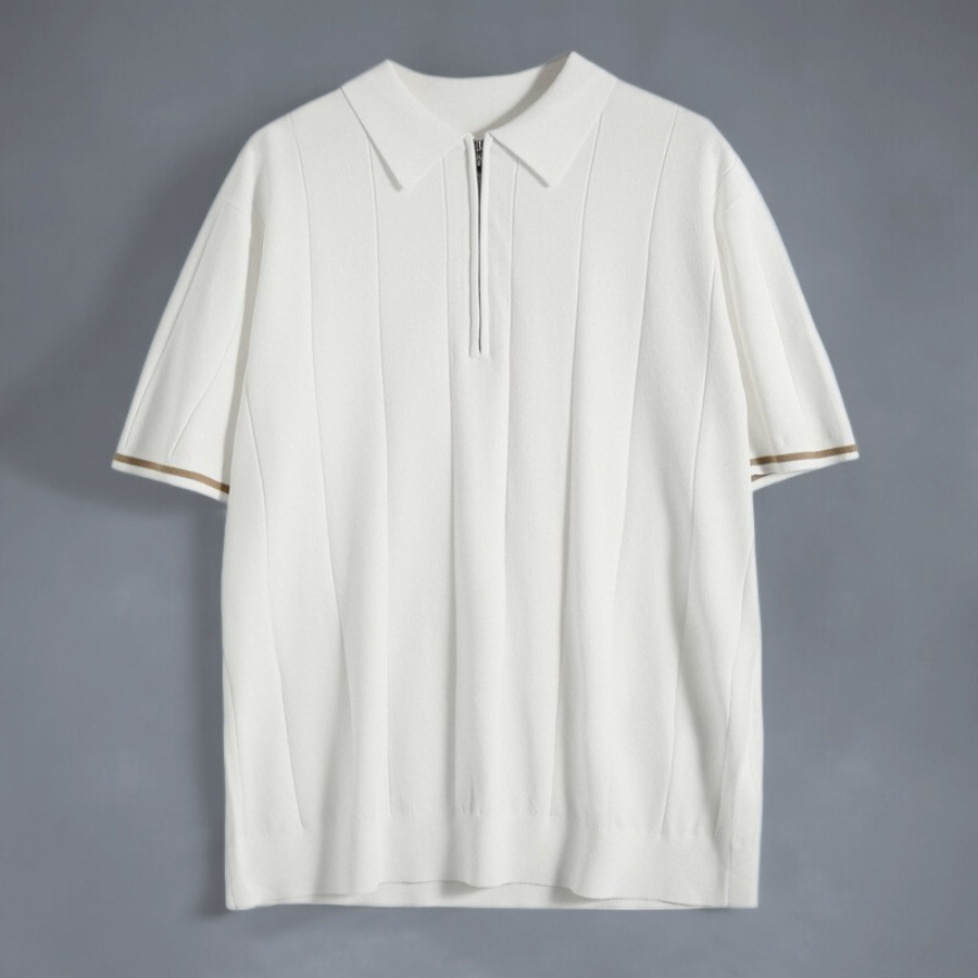 Mirabella Cotton Polo - Iron Thread
