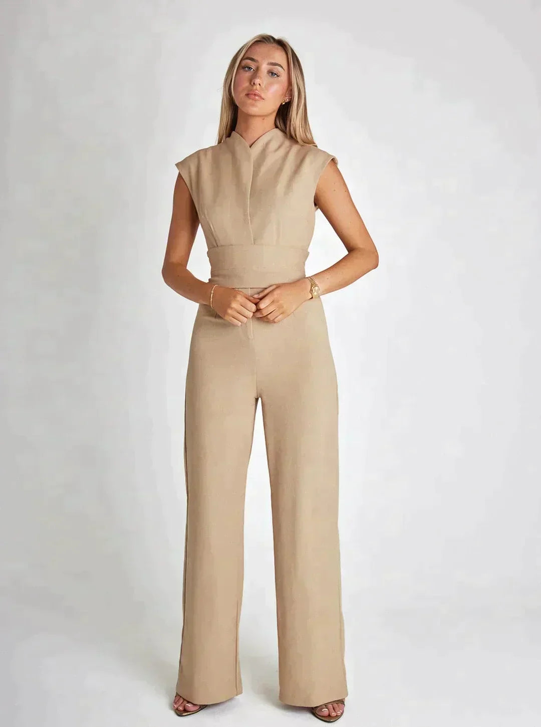 Layla Wide-Leg Jumpsuit - Iron Thread