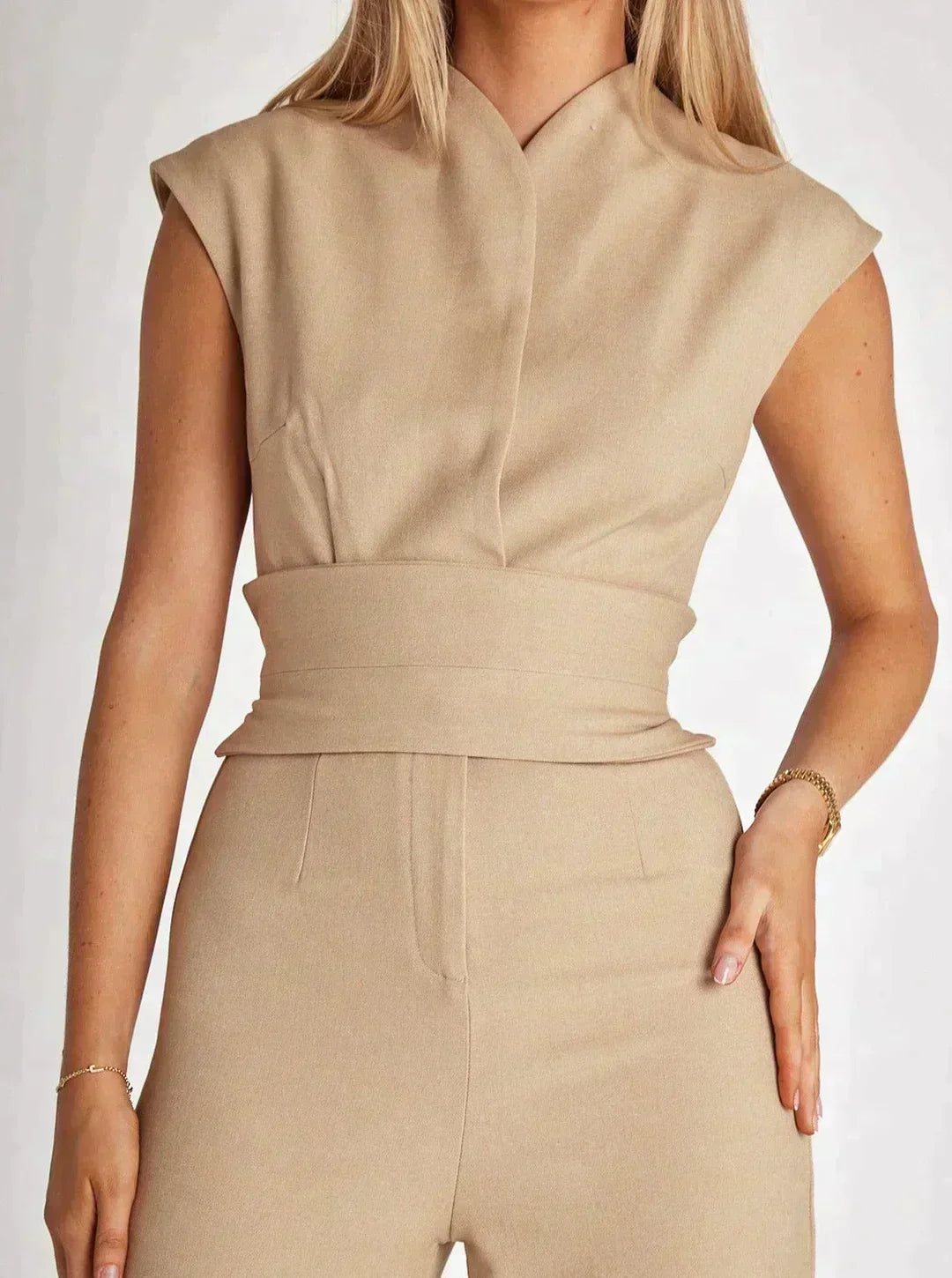 Layla Wide-Leg Jumpsuit - Iron Thread