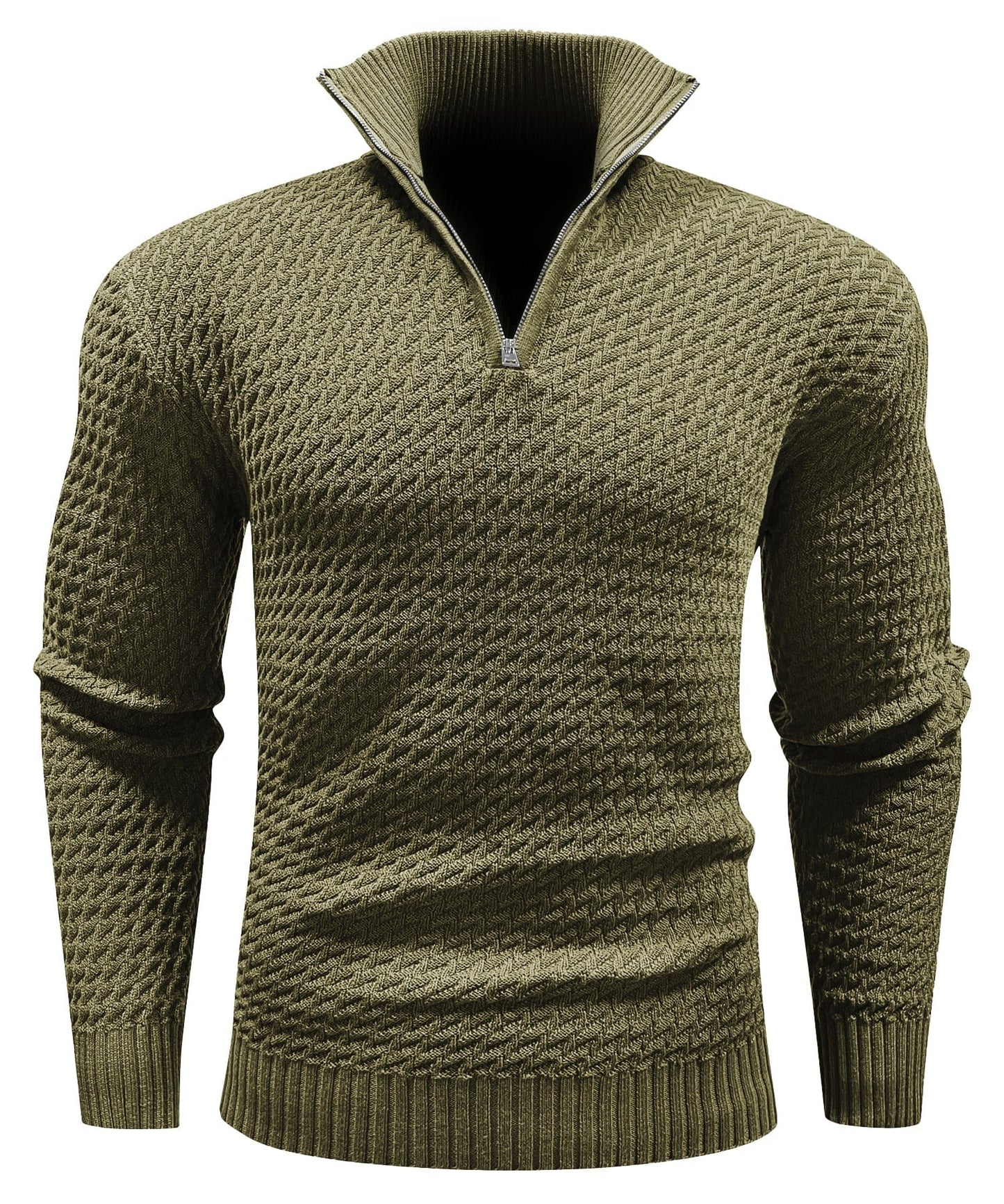 Men's Turtleneck Quarter-Zip (5 Designs) - Iron Thread