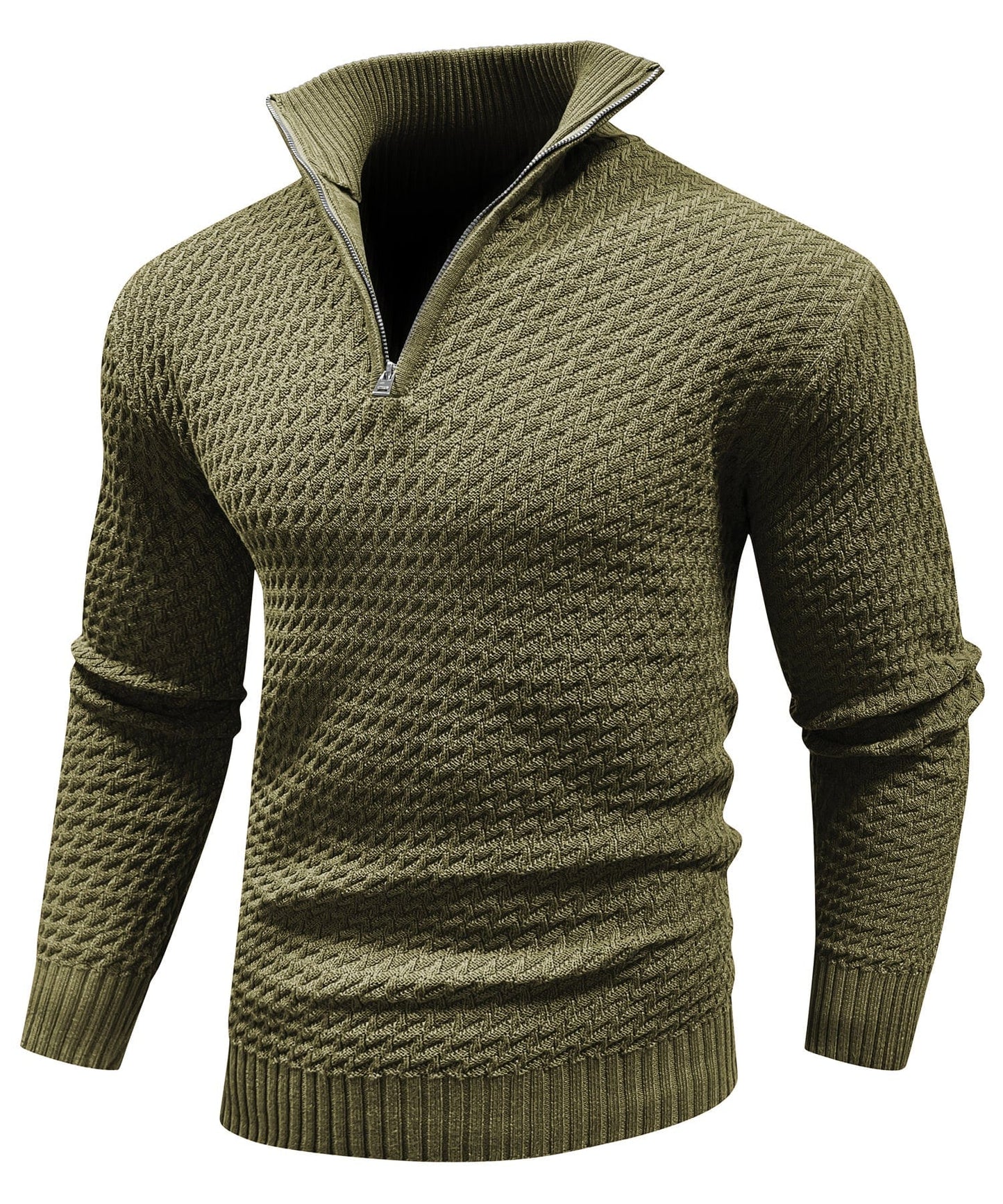 Men's Turtleneck Quarter-Zip (5 Designs) - Iron Thread