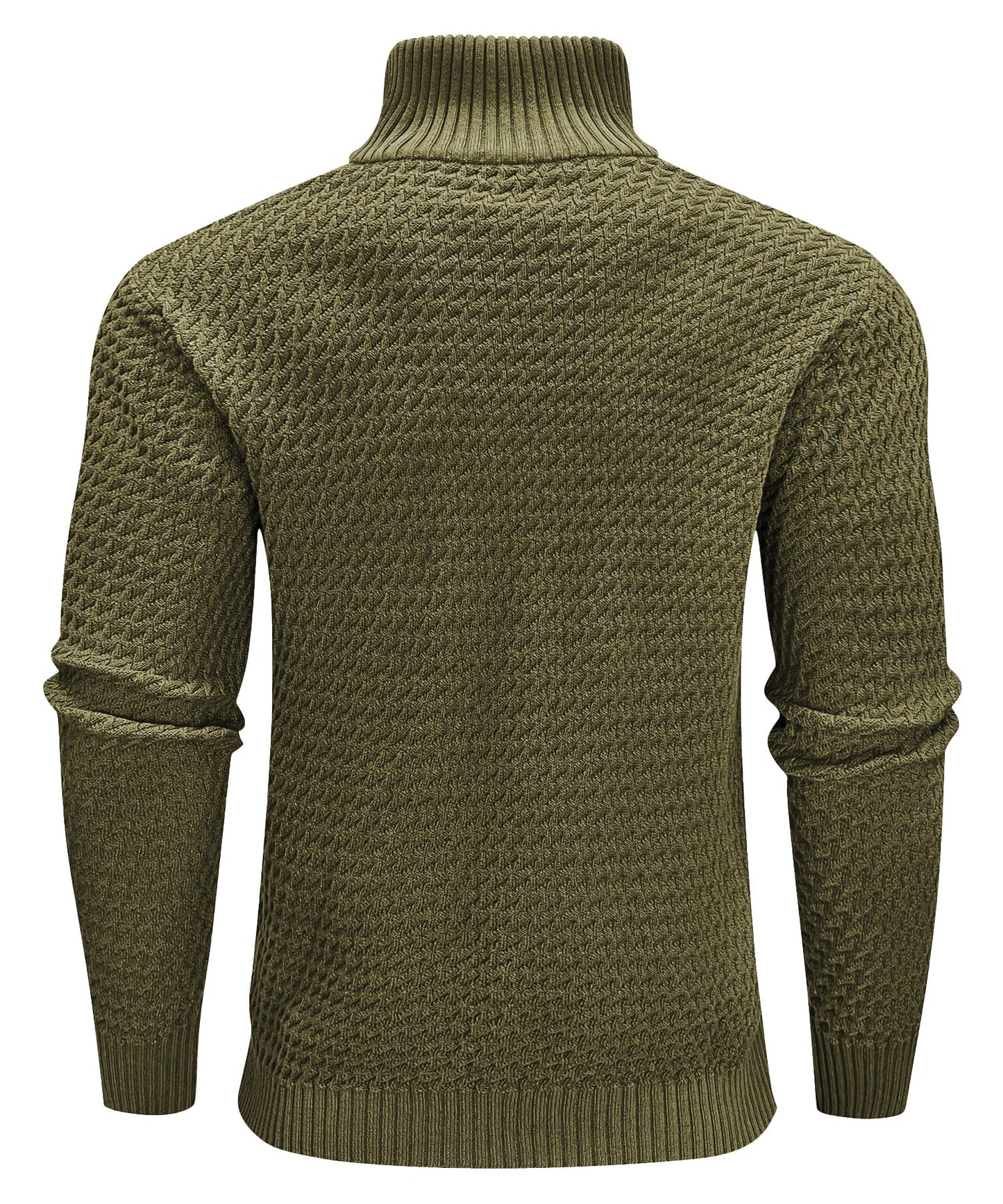Men's Turtleneck Quarter-Zip (5 Designs) - Iron Thread