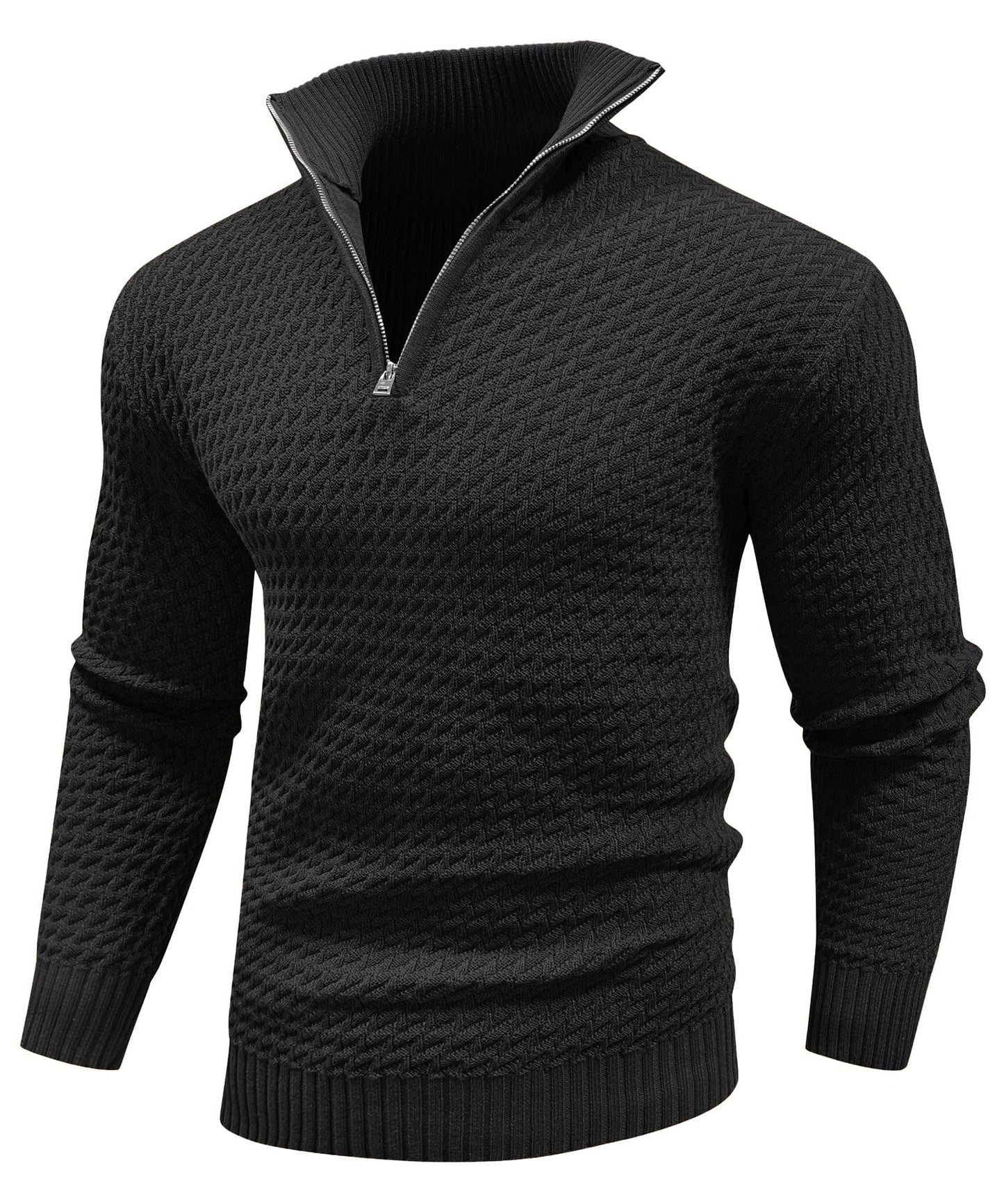 Men's Turtleneck Quarter-Zip (5 Designs) - Iron Thread