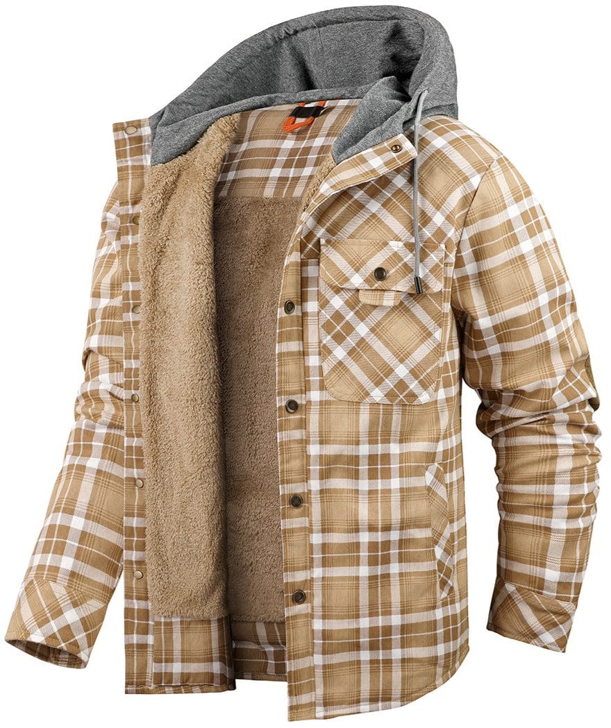 Highlander Hooded Flannel Jacket (9 Designs) - Iron Thread