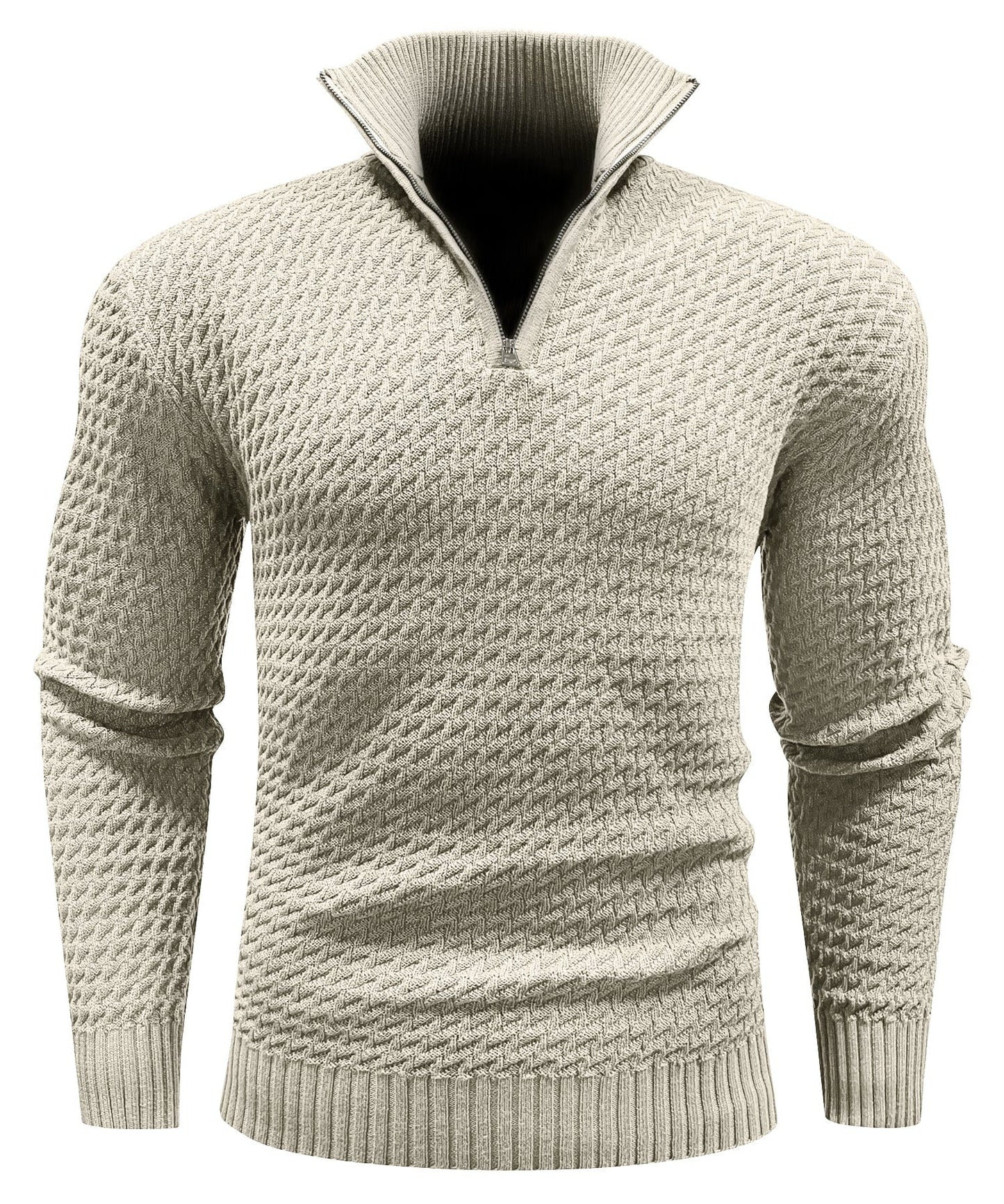 Men's Turtleneck Quarter-Zip (5 Designs) - Iron Thread