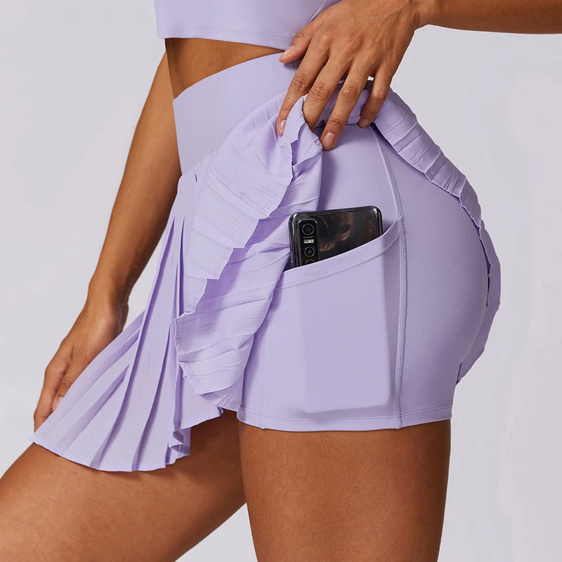 Pleated Flow Skirt - Iron Thread