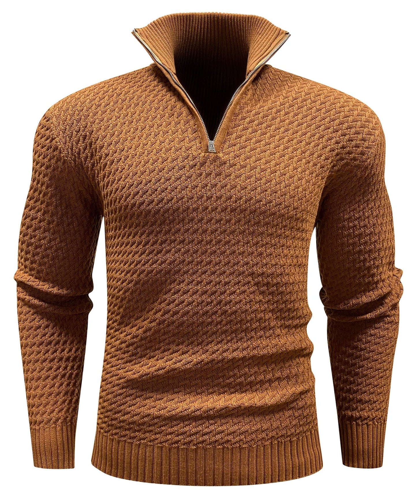 Men's Turtleneck Quarter-Zip (5 Designs) - Iron Thread