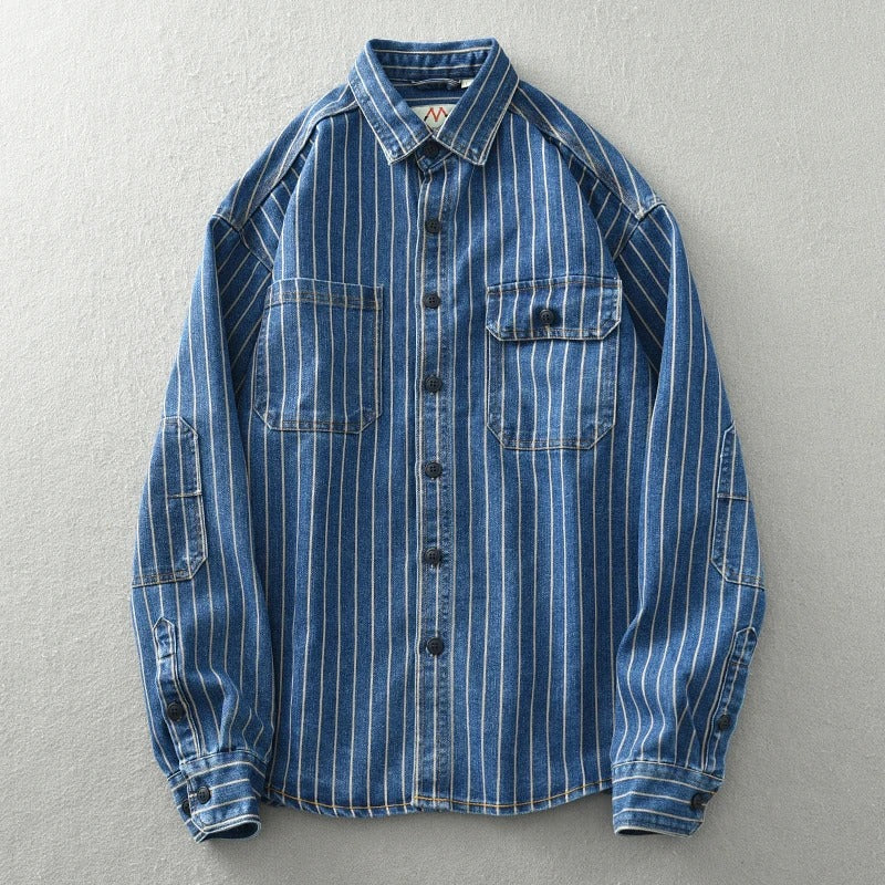 Retrovista™ - 1977 Vintage Button-Up Shirt - Iron Thread
