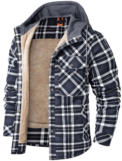 Highlander Hooded Flannel Jacket (9 Designs) - Iron Thread