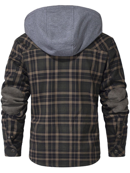 Highlander Hooded Flannel Jacket (9 Designs) - Iron Thread