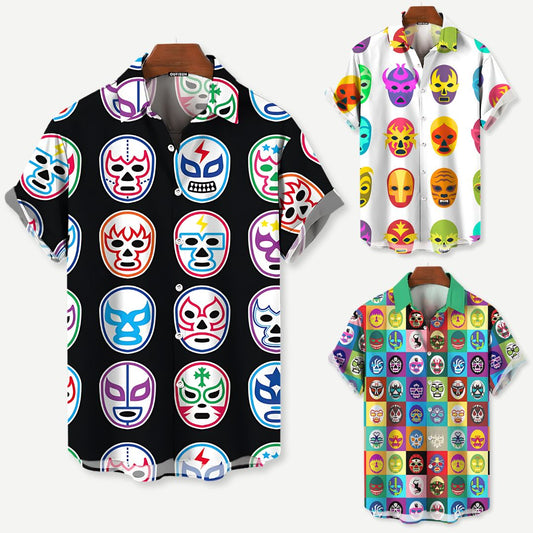 Relaxed Luchador Shirt Bundle #2 - Iron Thread