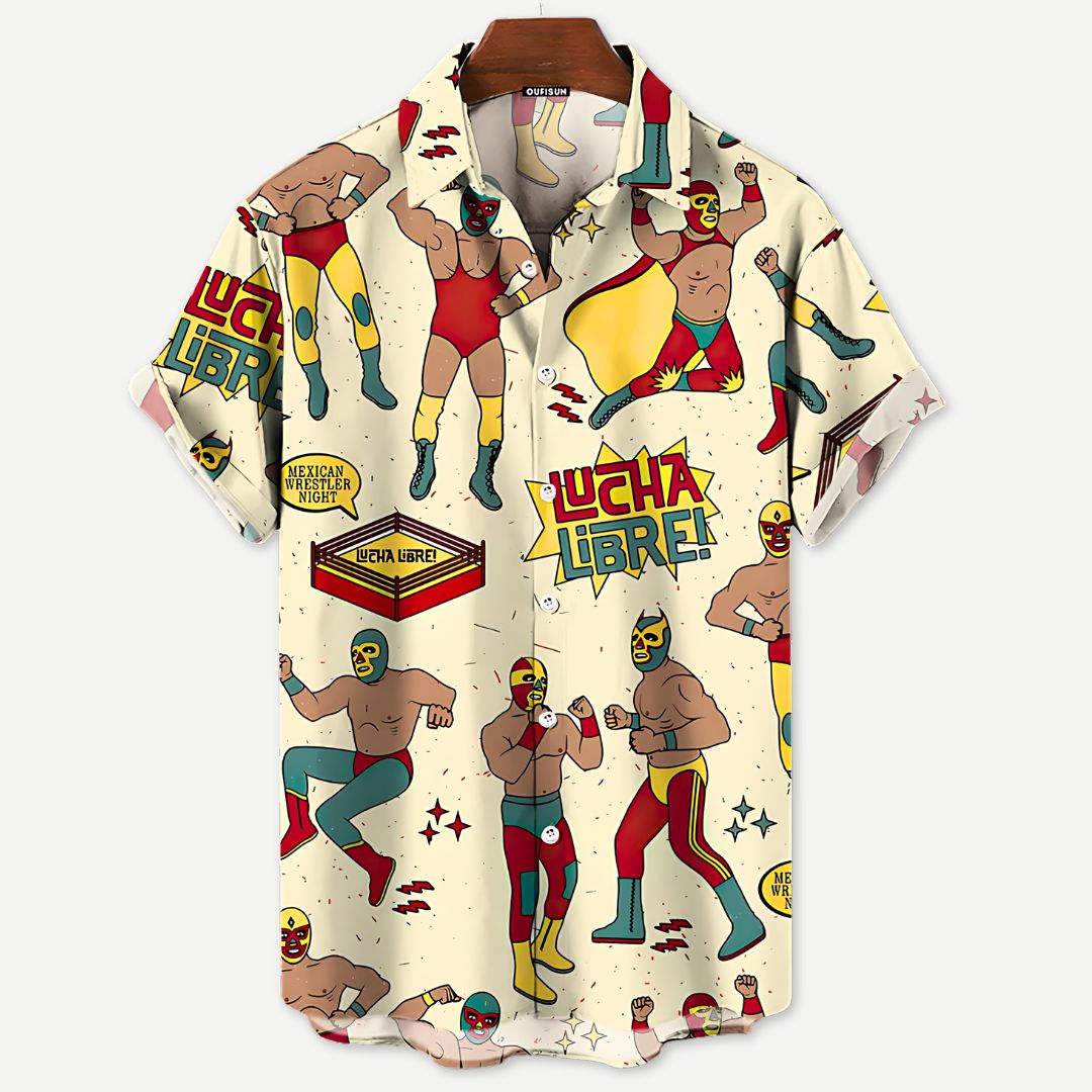 Relaxed Luchador Shirt Bundle #1 - Iron Thread
