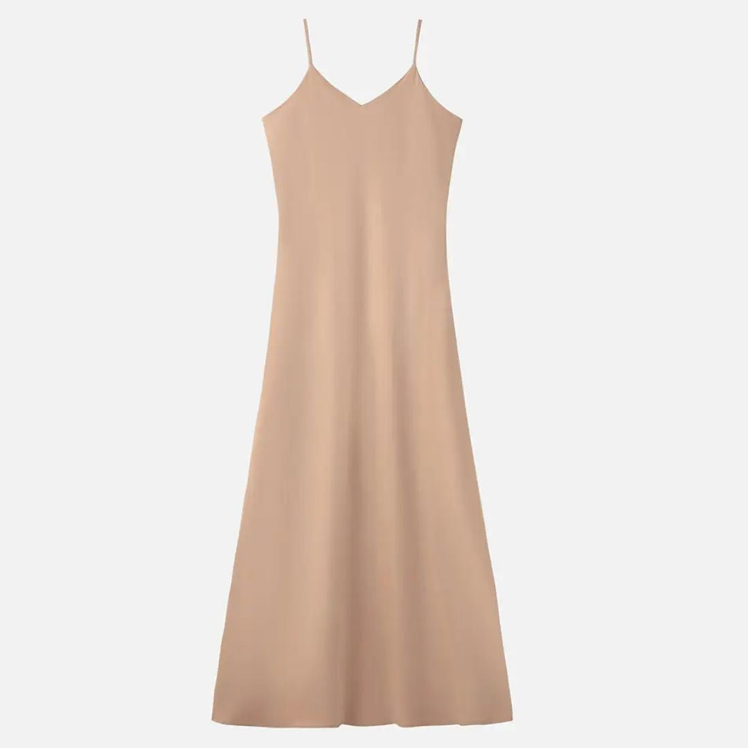 Satin Slip Dress - Iron Thread