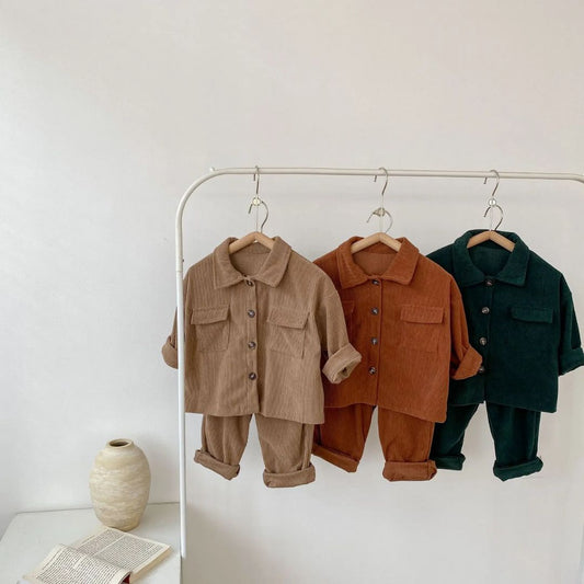 Corduroy Kids Set - Iron Thread