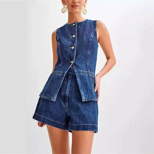Holly Denim Set - Iron Thread
