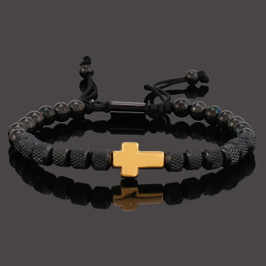 Valor Cross Bracelet - Iron Thread