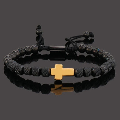 Valor Cross Bracelet - Iron Thread